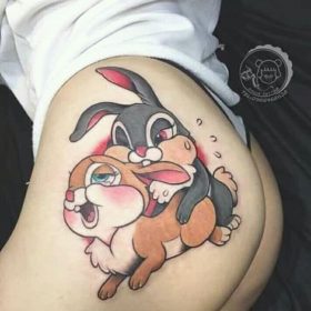 Mẫu Hình Xăm Thỏ Hư Hỏng Với KAMA SUTRA ý tưởng