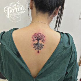 Hình Xăm Phong Thủy Nữ mệnh Mộc