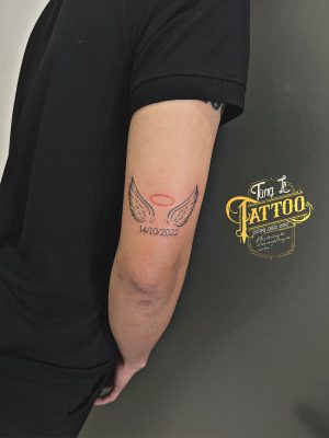 hình xăm cánh chim - tungletattoo