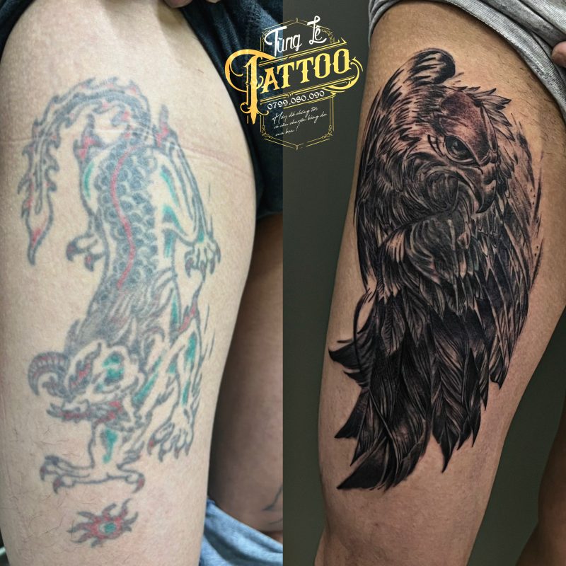 Hình Xăm Cũ Hư Được Tùng Lê Tattoo sửa