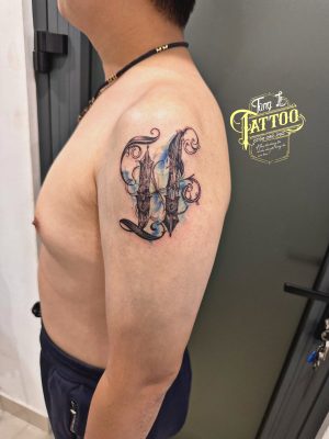 Xăm hình phong thủy nam mệnh Thủy - tại tùng lê tattoo