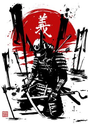 Hình xăm Samurai CHIẾN ĐẤU